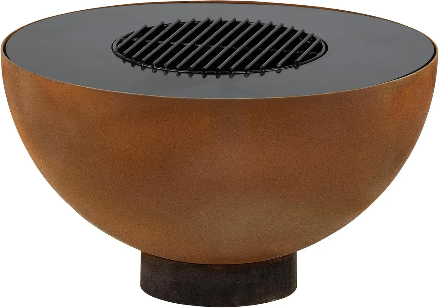 Brasero BBQ-Toro 60 cm effet rouille, lourd avec grille
